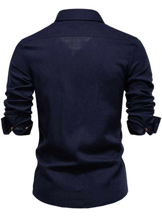 Men's Button Down Collared Neck Shirt