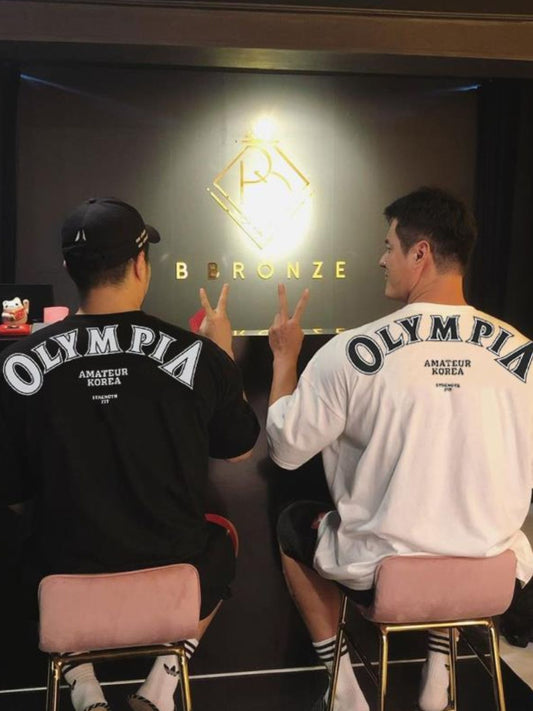 Men's Plus Size Letter Graphic Round Neck T-Shirt