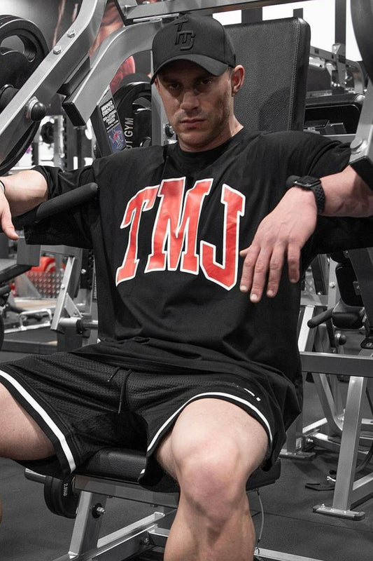 Men's Plus Size Letter Round Neck Half Sleeve T-Shirt