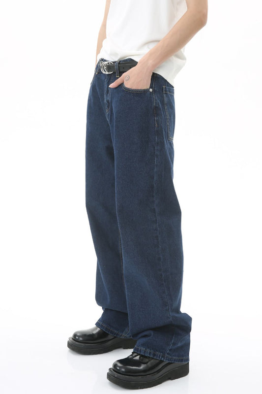 Men's Mid Rise Straight Leg Jeans