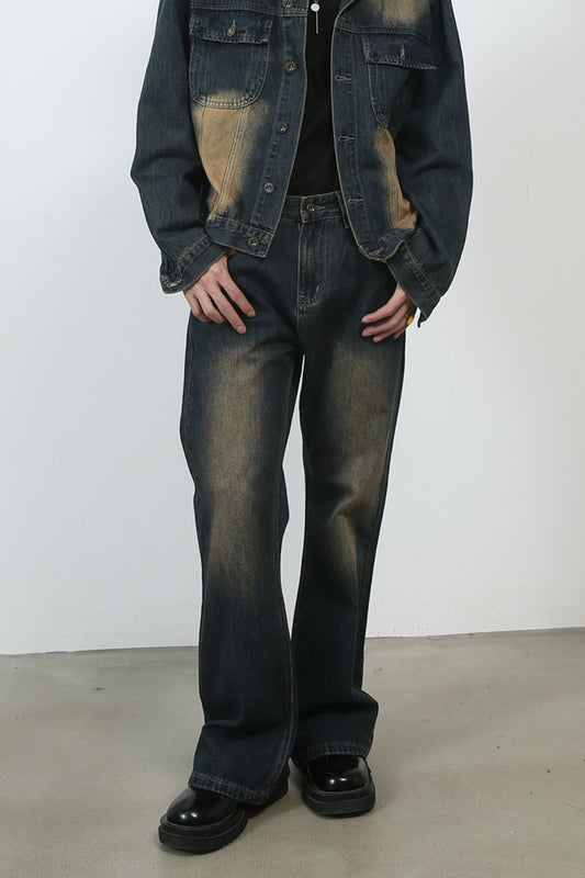 Men's Bootcut Baggy Jeans