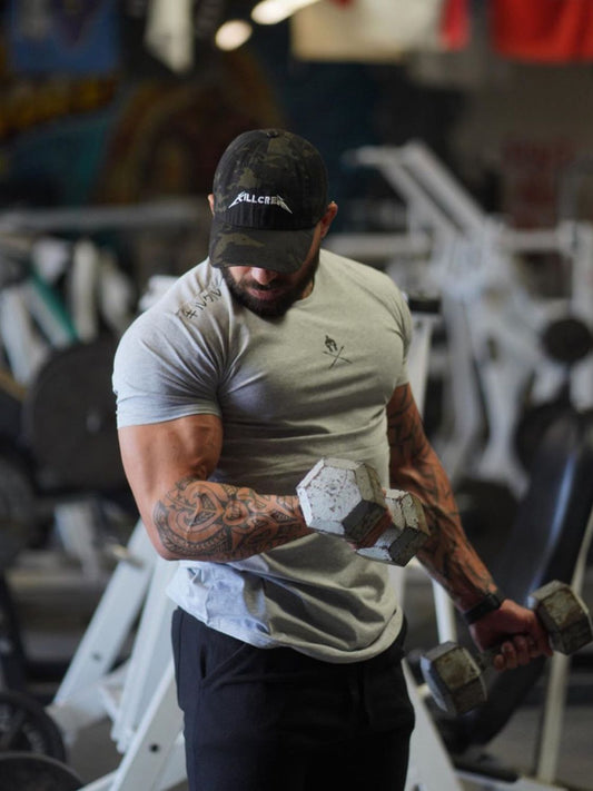 Men's Plus Size Round Neck Short Sleeve T-Shirt