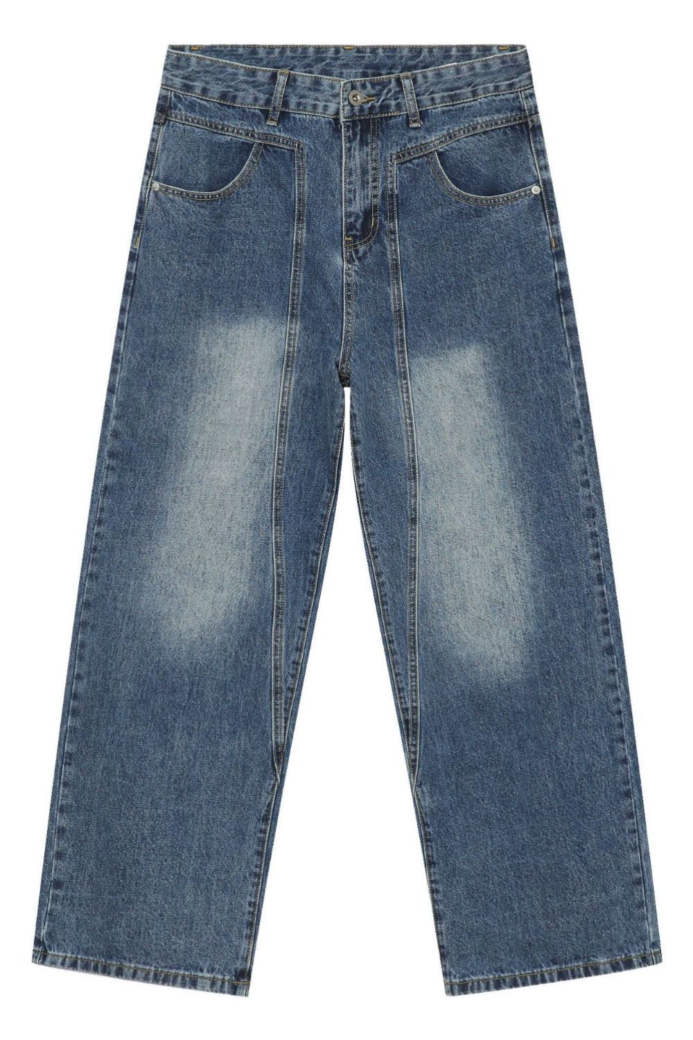 Men's Wide Straight Leg Jeans