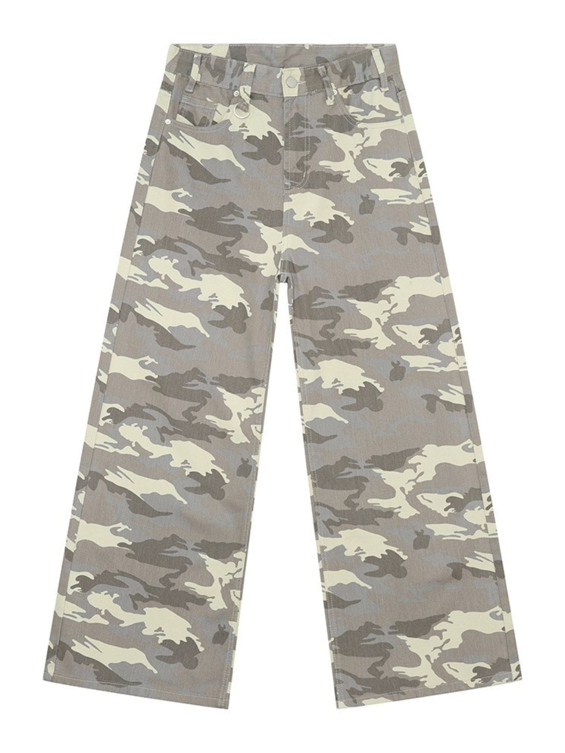 Men's Wide Leg Jeans with Pockets