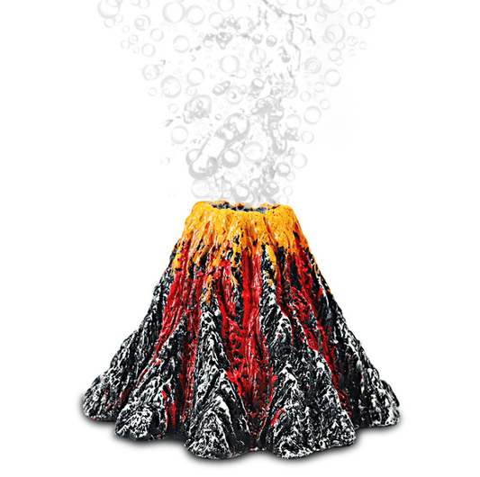 Magma Magic Resin Volcano For Aquariums by Dog Hugs Cat