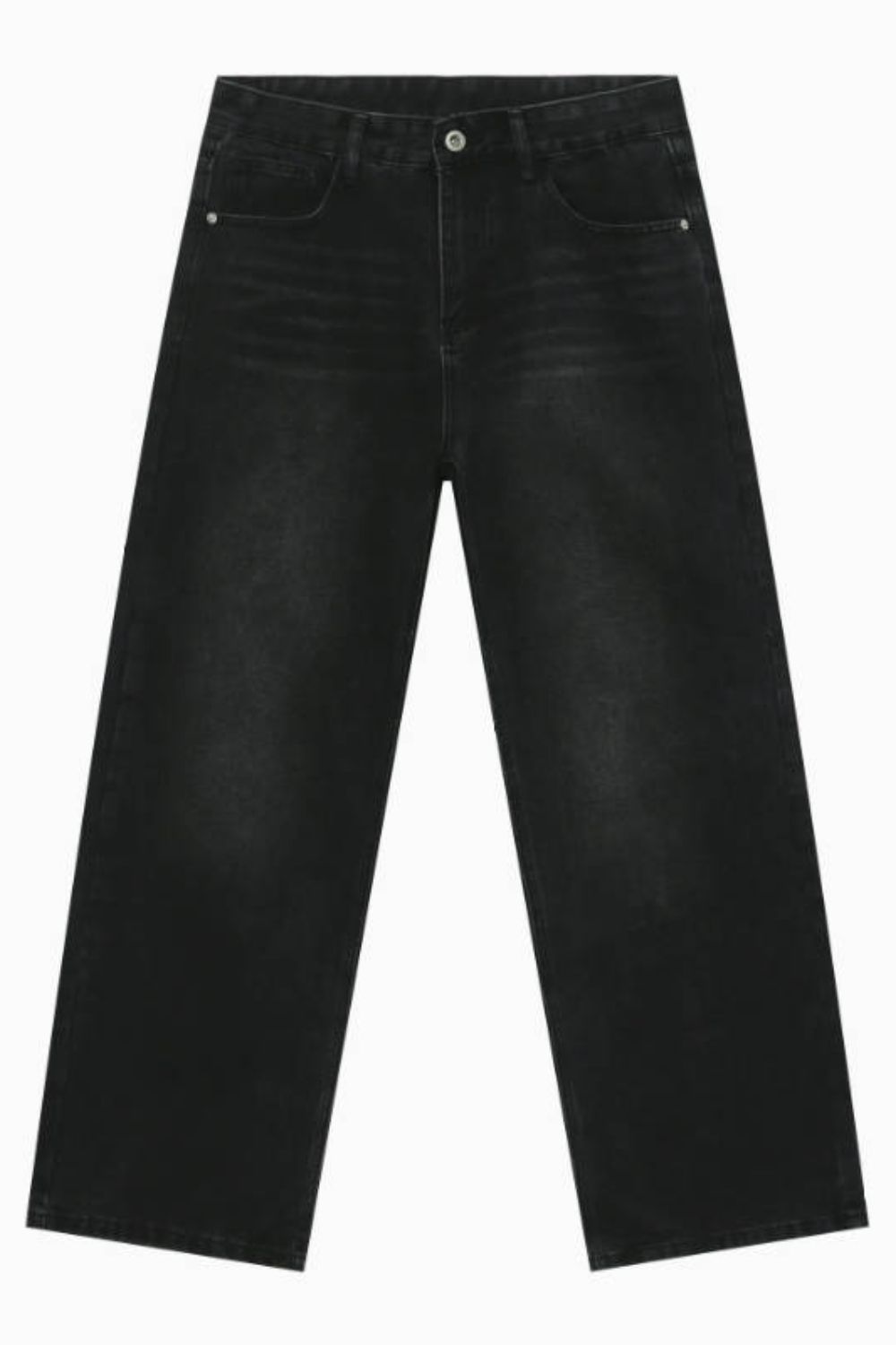 Men's Wide Leg Jeans with Pockets