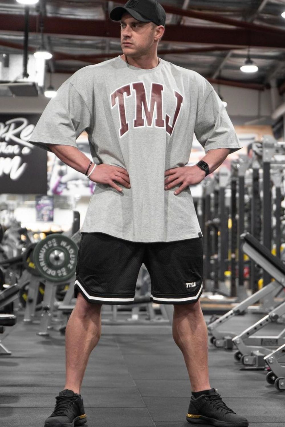 Men's Plus Size Letter Round Neck Half Sleeve T-Shirt