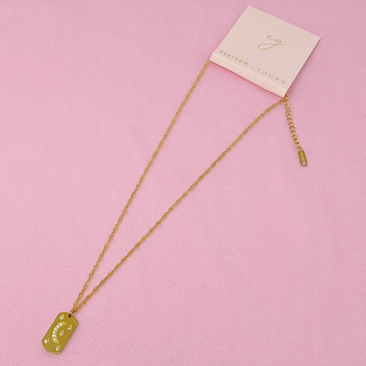 Mystical Moon And Stars Necklace by Ellisonyoung.com