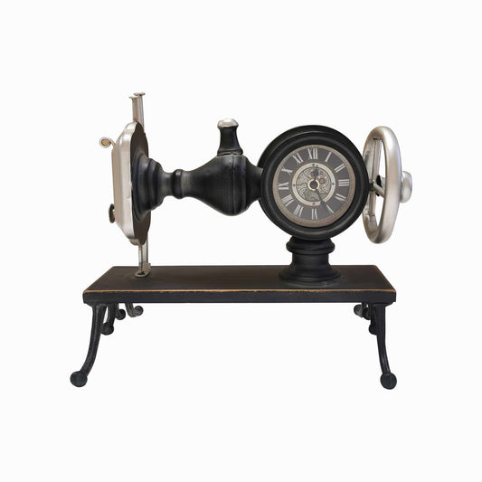 Table clock - Sewing Machine Table Clock by Peterson Housewares & Artwares