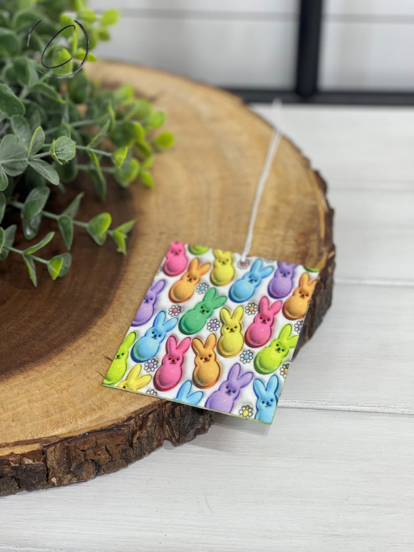 Inflated Colorful Peeps Car Freshener by CMD Wholesale