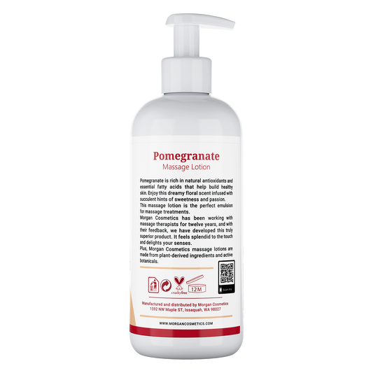 Morgan Cosmetics Massage Lotion Pomegranate 12 oz by Morgan Cosmetics