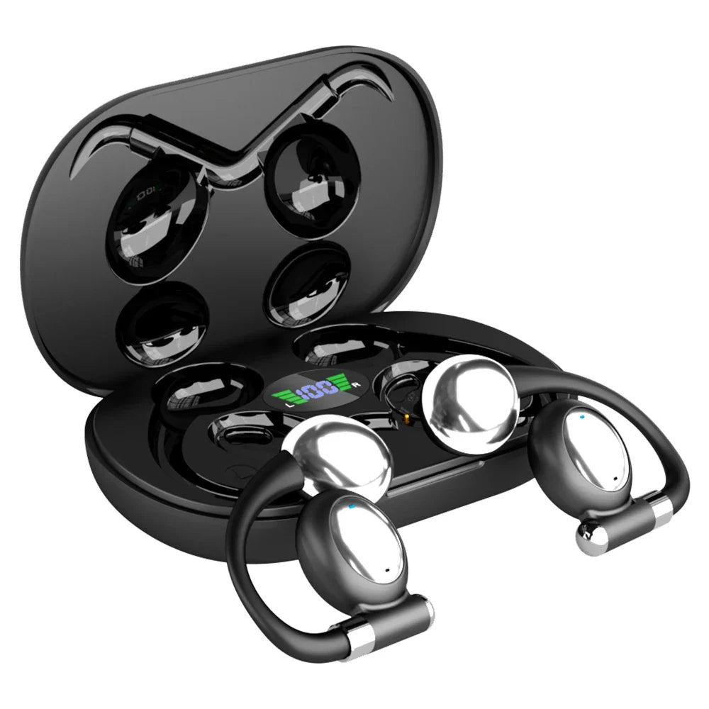 Mpow YYK-880 Open Ear Headphones Bluetooth 5.3 Wireless Earbuds with Earhooks for Office Work/Leisure/Sports,Up to 60H Playtime