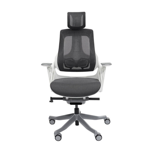 Techni Mobili LUX Ergonomic Executive Chair, Grey by Level Up Desks