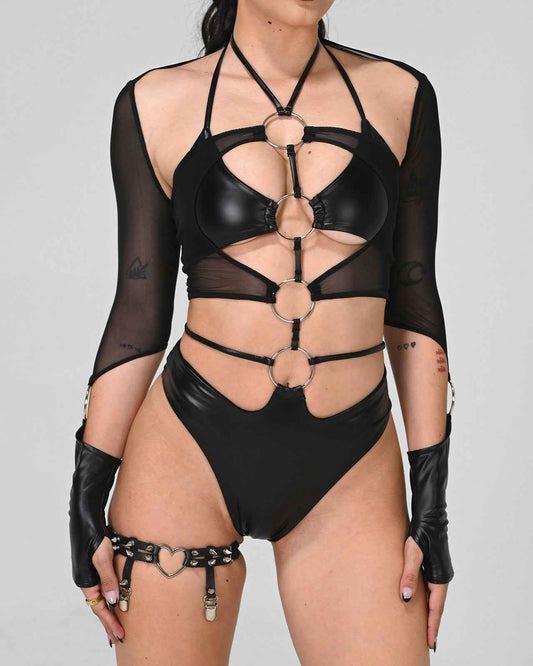 Black Mesh O-Ring Sleeves