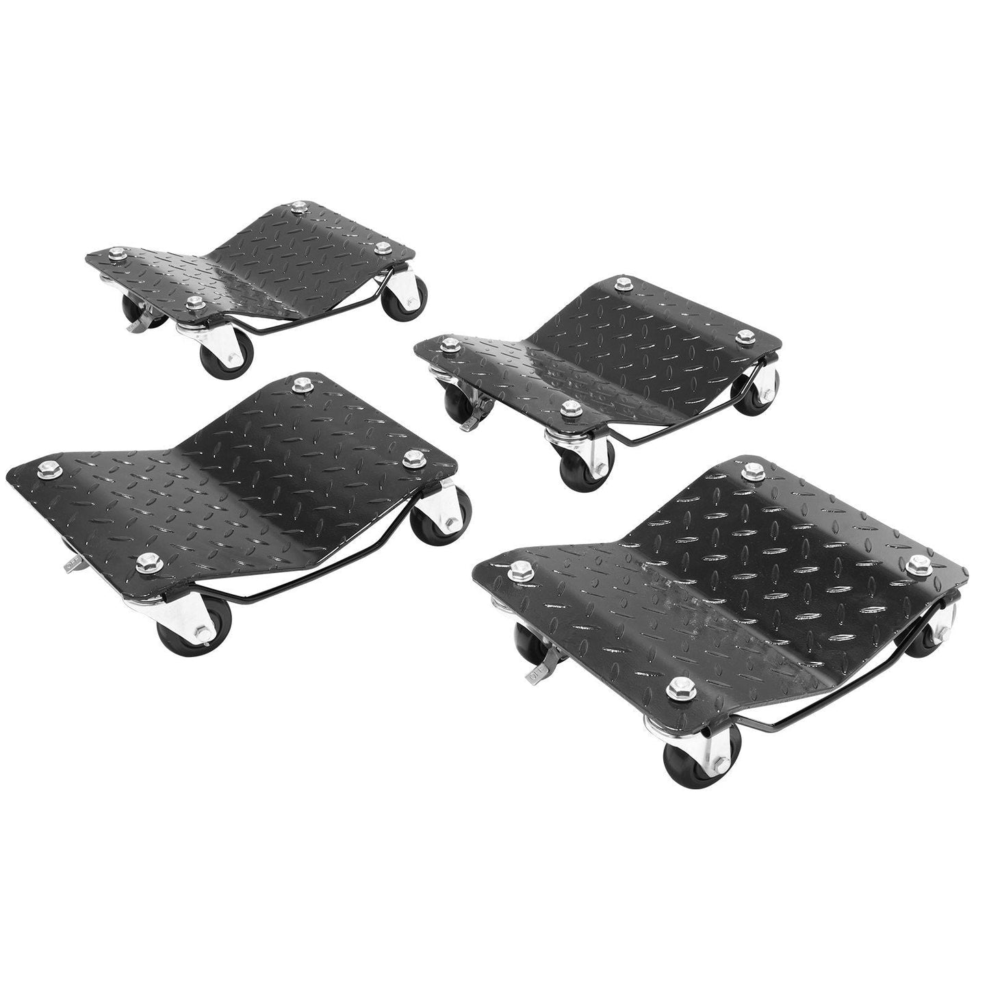 Wheel Dolly, 6000 lbs/2722 kg Car Moving Dolly, Wheel Dolly Car Tire Stake Set of 4 Piece, Heavy-duty Car Tire Dolly Cart Moving Cars, Trucks, Trailers, Motorcycles, and Boats