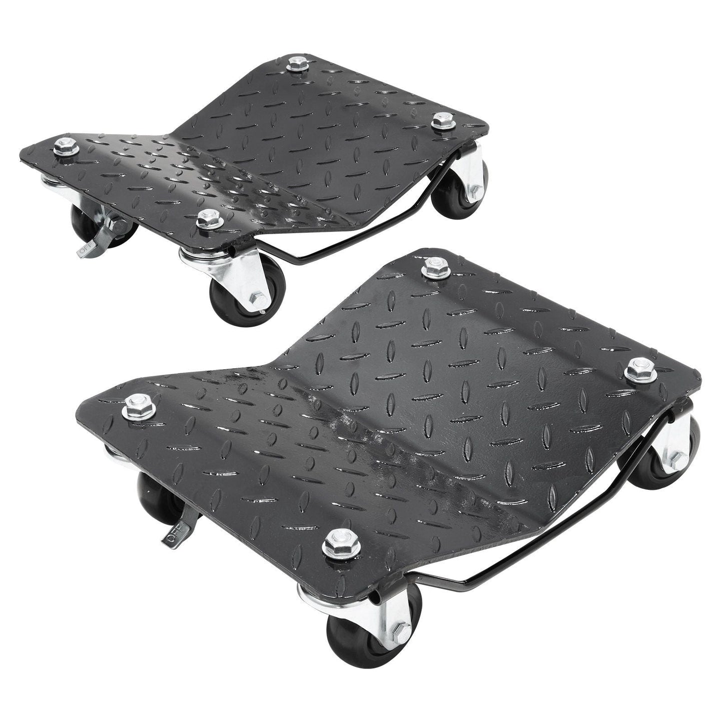 Wheel Dolly, 3000 lbs/1360 kg Car Dollies, Wheel Dolly Car Tire Stake Set of 2 Piece, Heavy-duty Car Tire Dolly Moving Cars, Trucks, Trailers, Motorcycles, and Boats