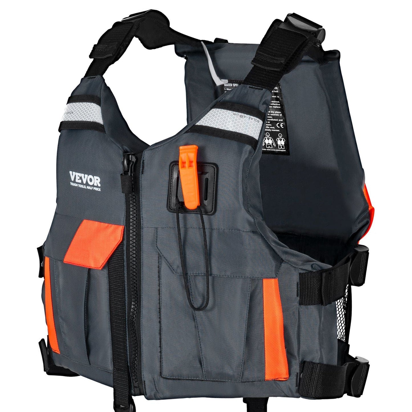 Watersports Life Vest PFD 80N Buoyancy Life Jacket for Men & Women S