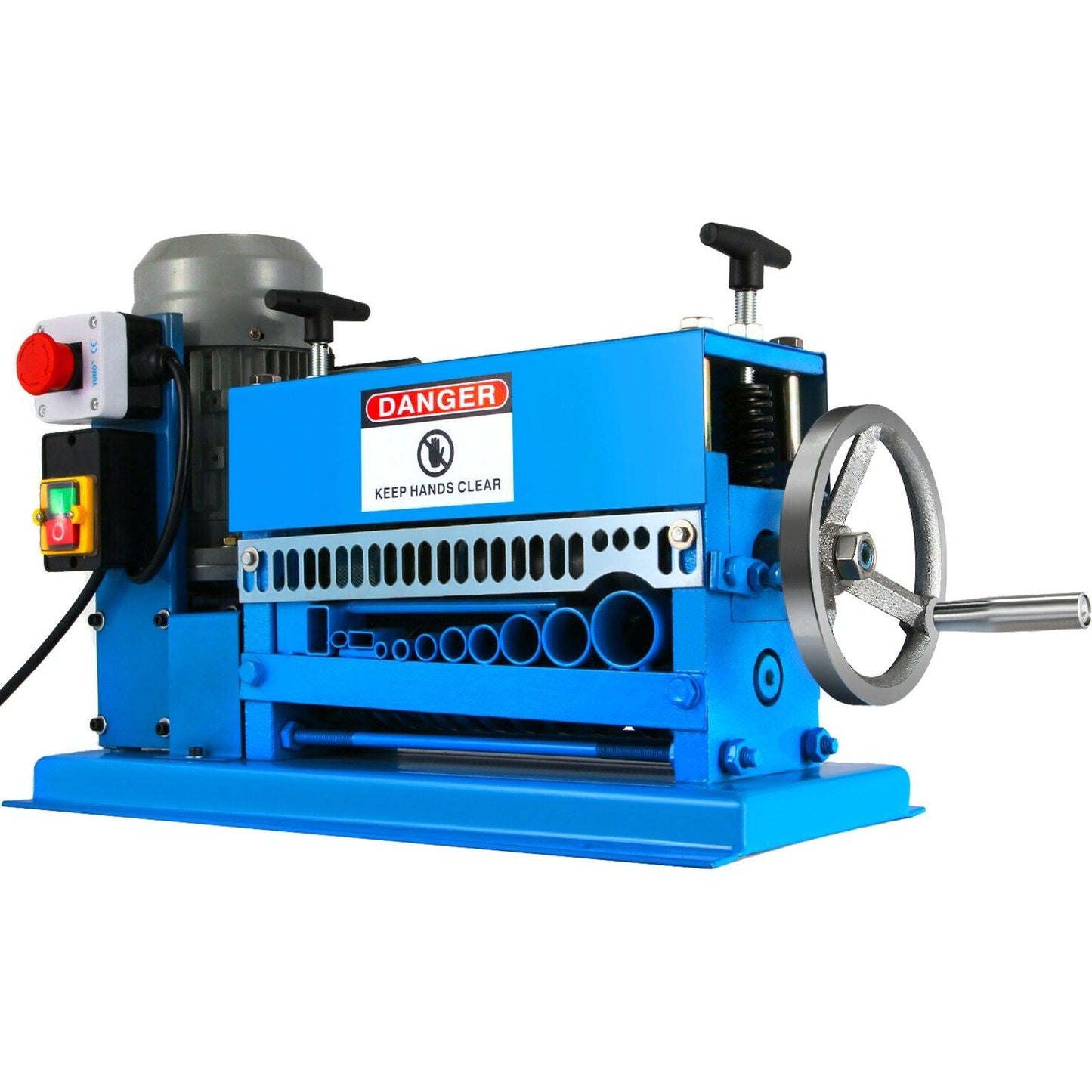 Wire Stripping Machine DA 0.06 inch -1.5 inch,Wire Stripper Machine 11 Channels 10 Blades, Automatic Wire Stripping Tool with Manual Hand Cranked Industrial for Recycling Copper Wire
