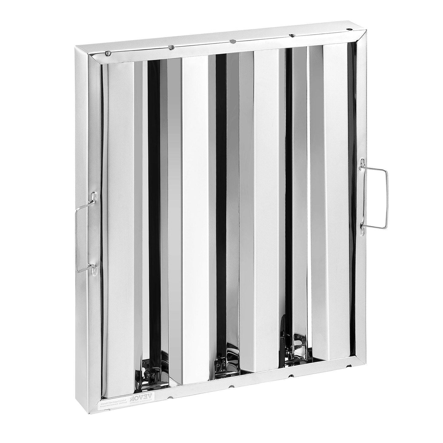 15.5Wx19.5H Inch Commercial Hood Filter Range Hood Baffle Stainless Steel