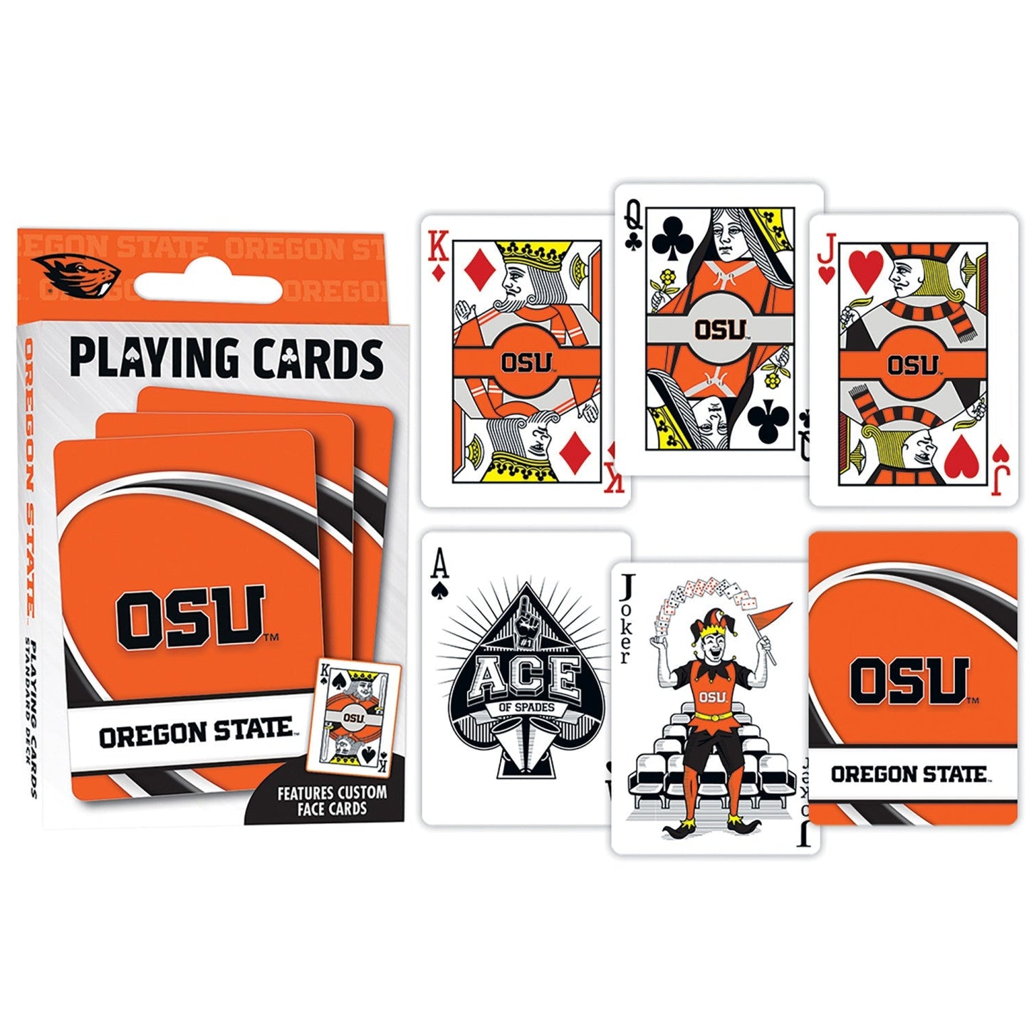 Oregon State Beavers Playing Cards - 54 Card Deck by MasterPieces Puzzle Company INC