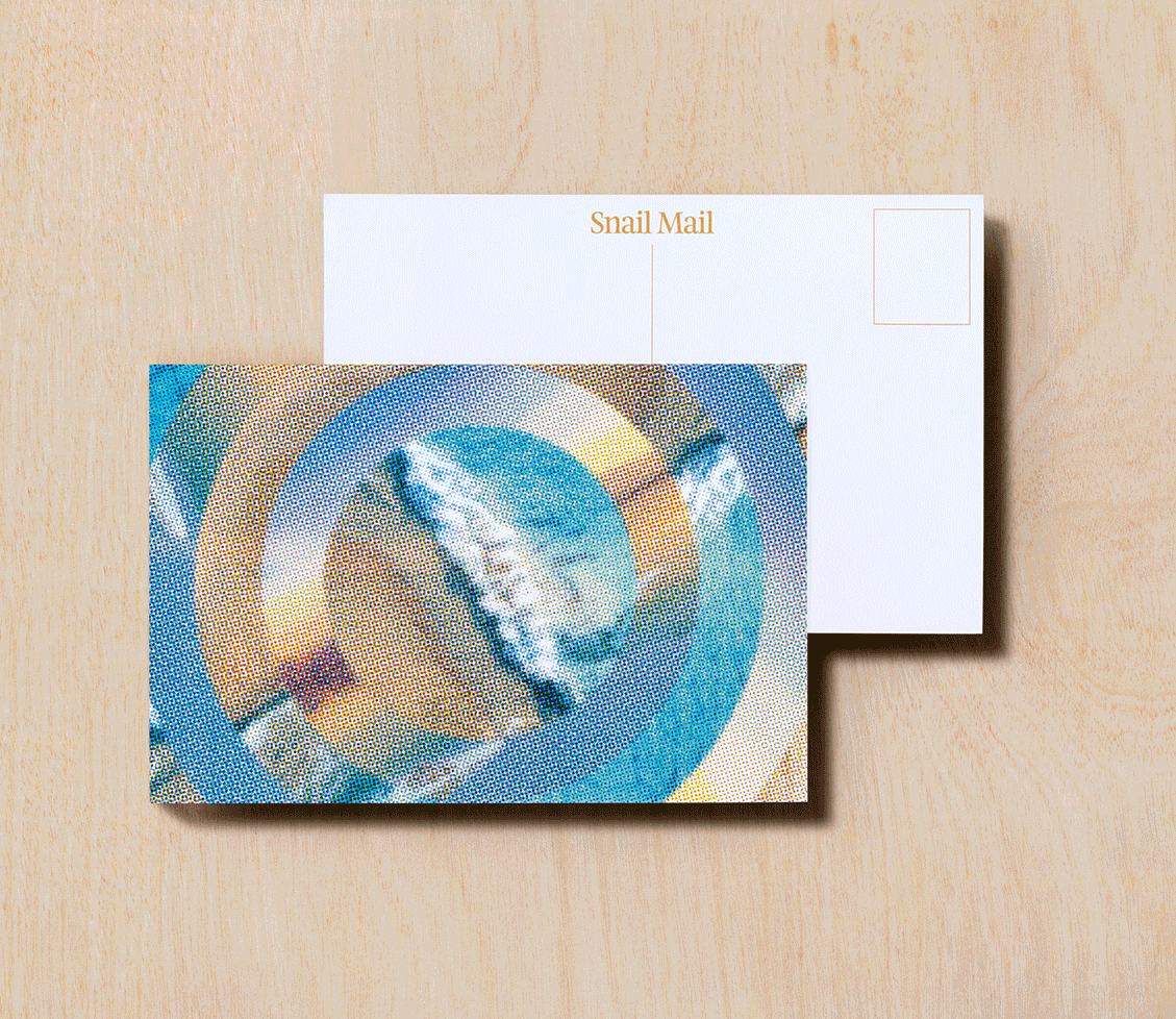 Snail Mail Postcard - Rolling Wave After Rolling Wave After Rolling Wave by Dally