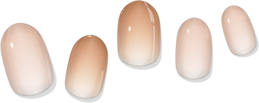 Nude Gradient Gel Nail Wrap