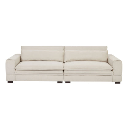 Modern Upholstered  Mid-Century Sofa Couch by Blak Hom