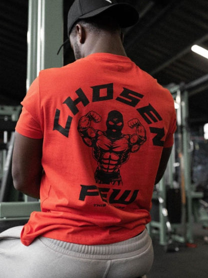 Men's Graphic Round Neck Short Sleeve T-Shirt