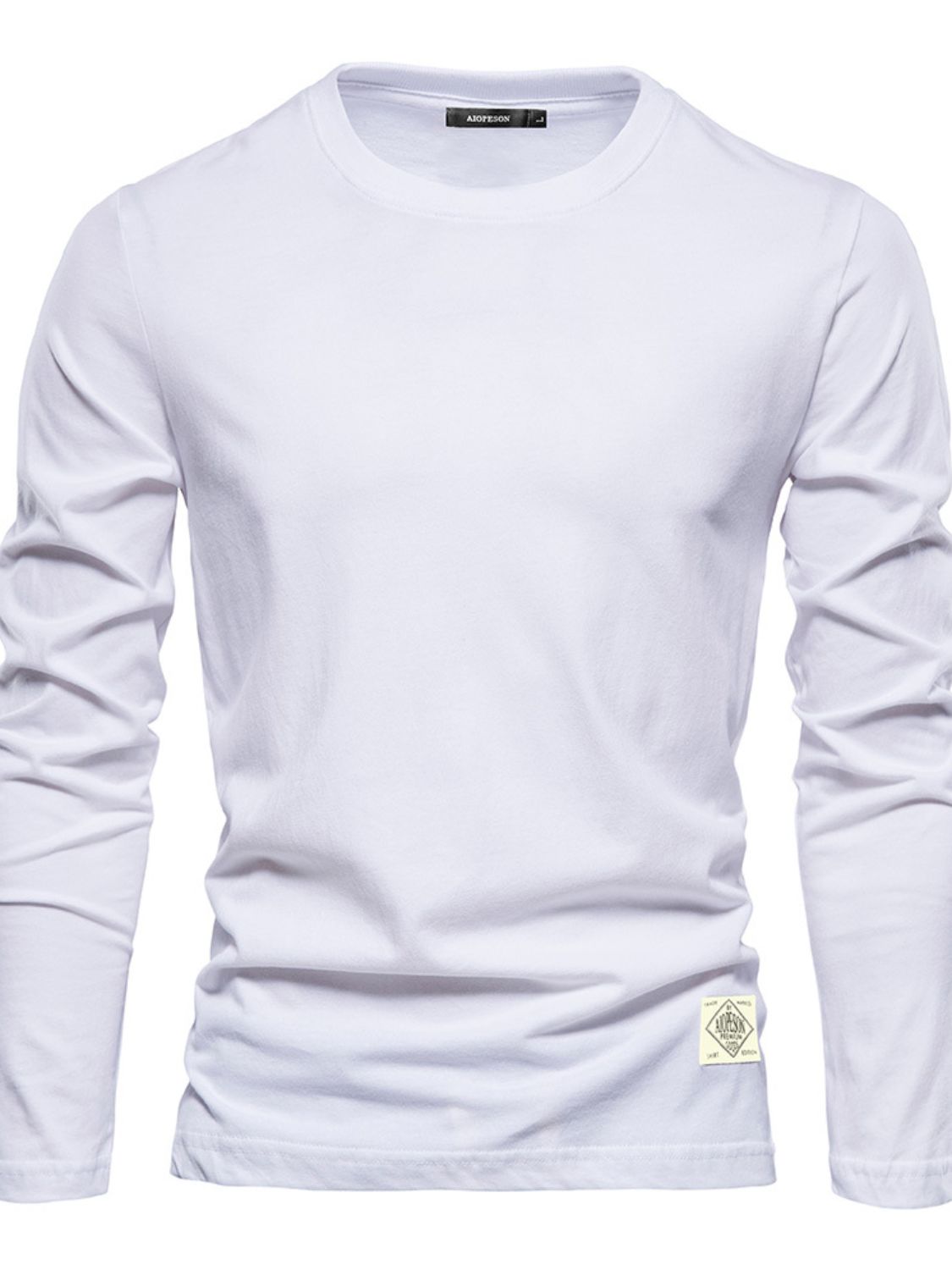 Men's Round Neck Long Sleeve T-Shirt