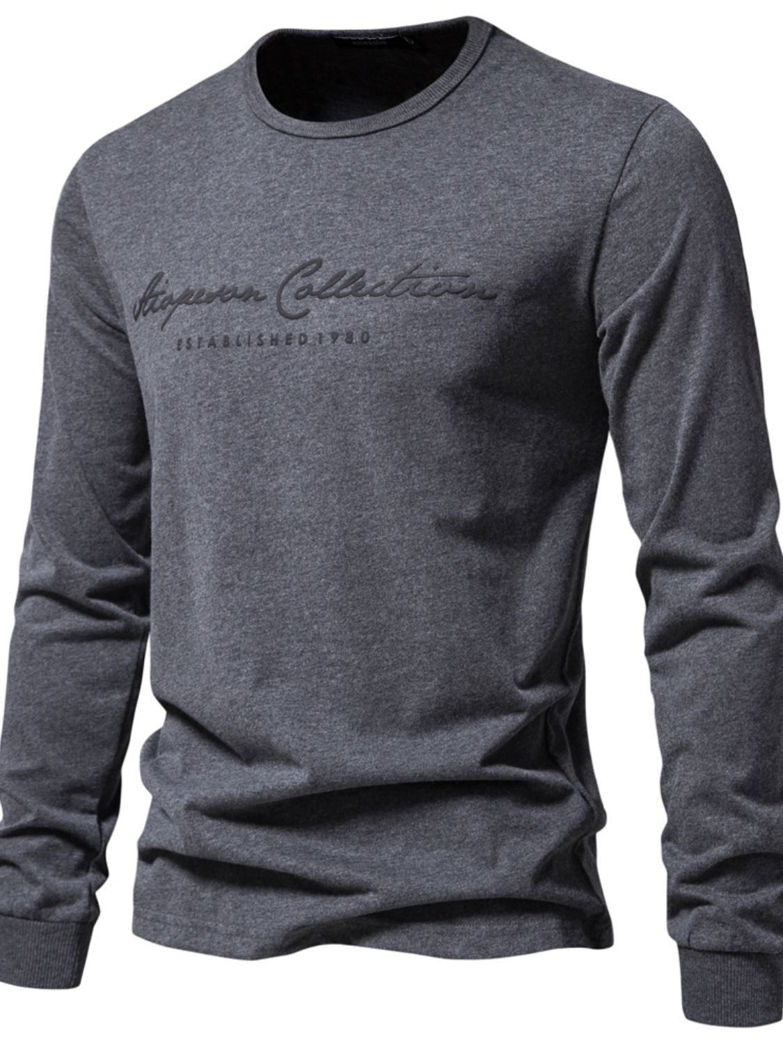 Men's Round Neck Letter Graphic T-Shirt