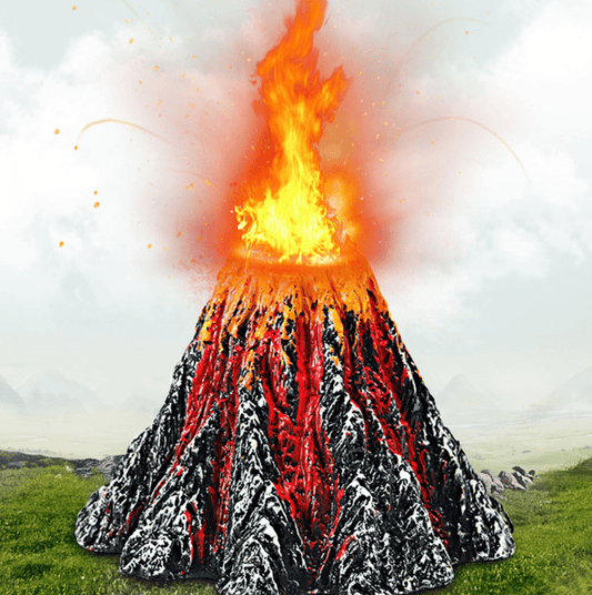 Magma Magic Resin Volcano For Aquariums by Dog Hugs Cat