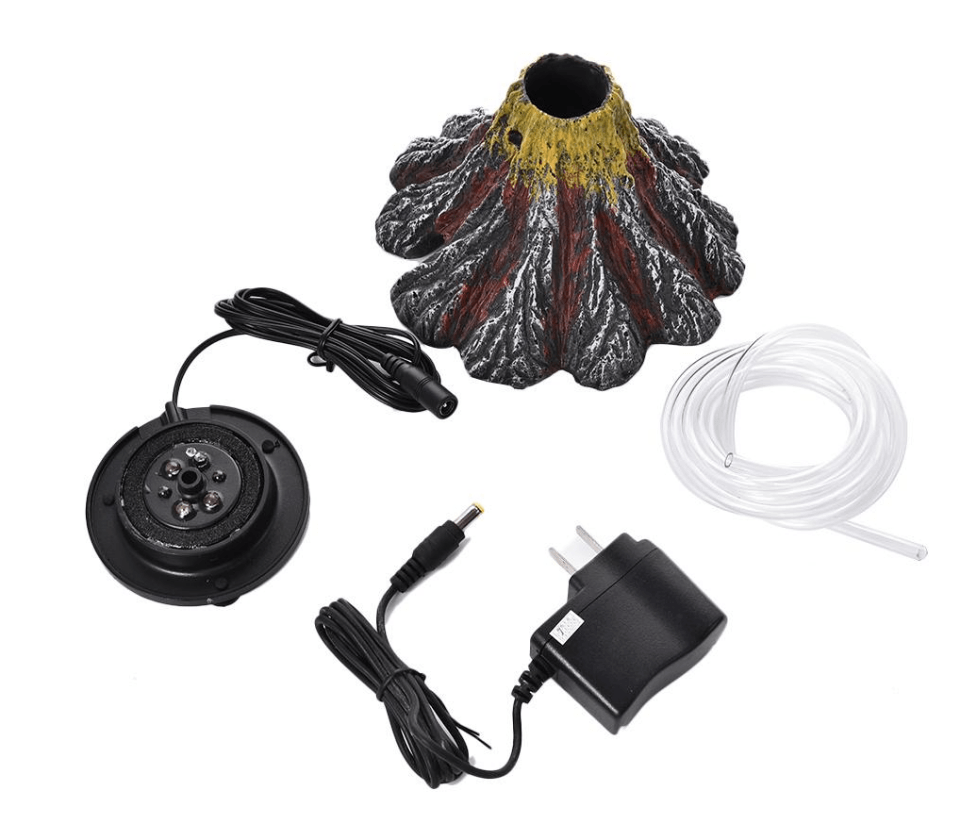 Magma Magic Resin Volcano For Aquariums by Dog Hugs Cat