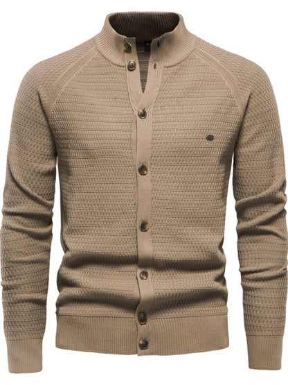 Men's Button Down Long Sleeve Cardigan