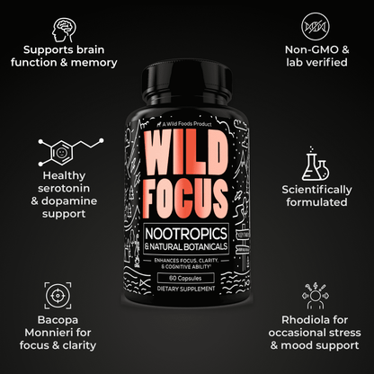 Wild Focus Nootropic Blend by Wild Foods