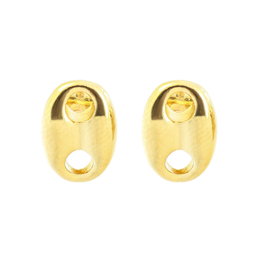 RMZ GOLD NYC 14k Gold Mariner Stud Earrings