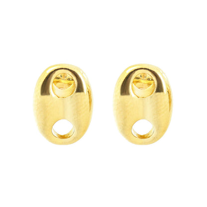 RMZ GOLD NYC 14k Gold Mariner Stud Earrings