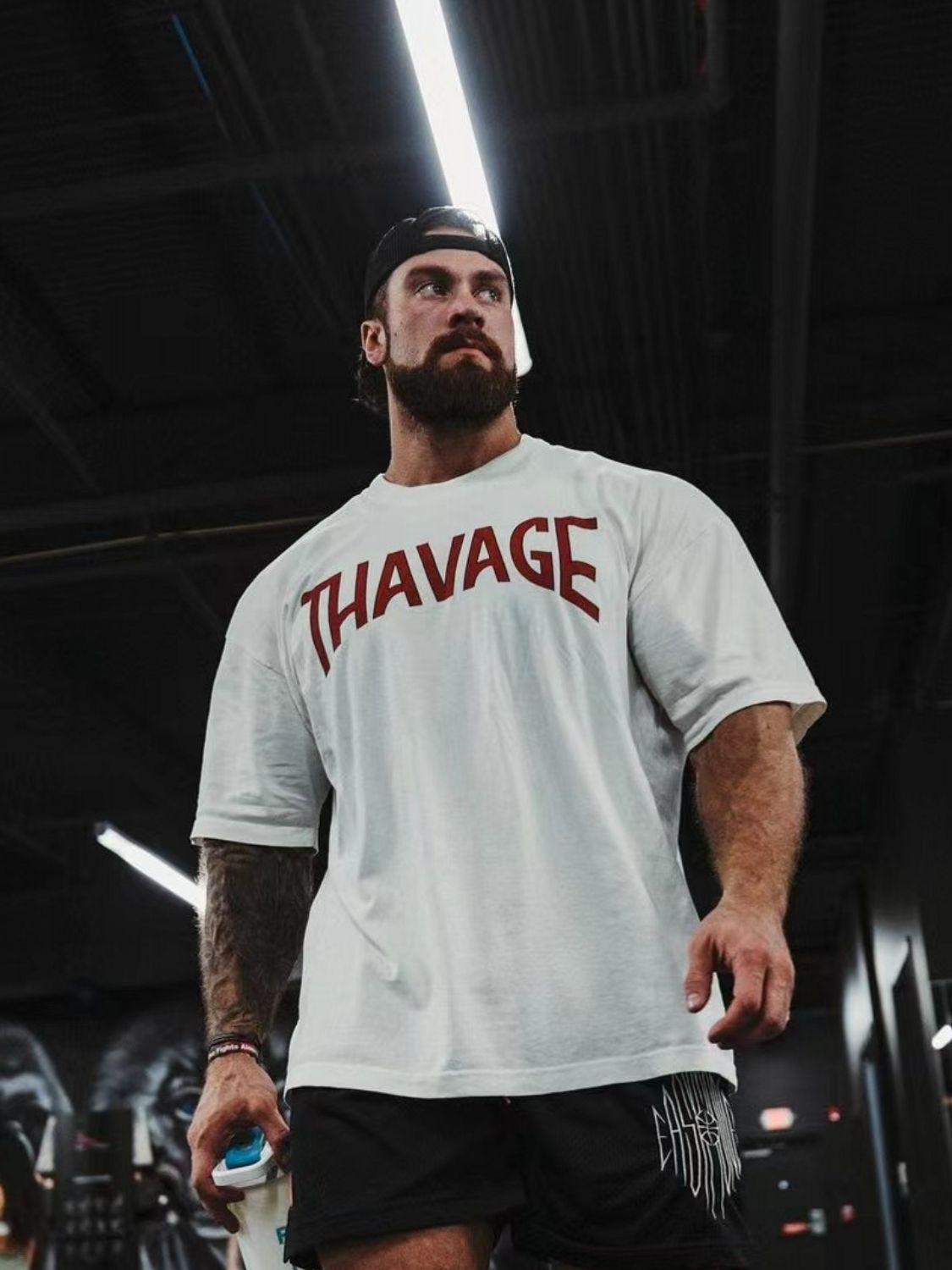 Men's Plus Size Round Neck Half Sleeve T-Shirt