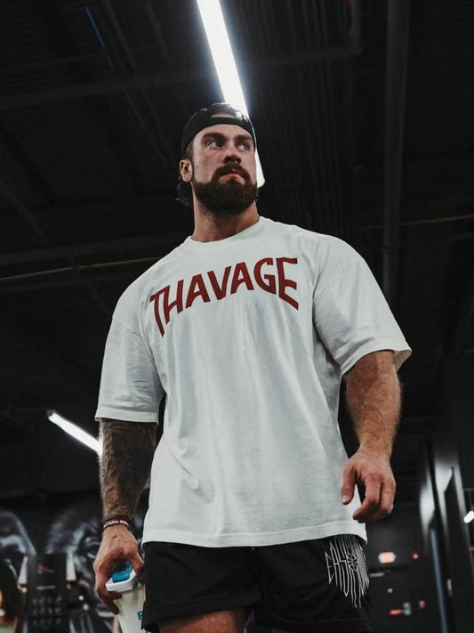 Men's Plus Size Round Neck Half Sleeve T-Shirt