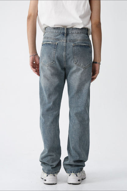 Mid Rise Men's Jeans with Pockets