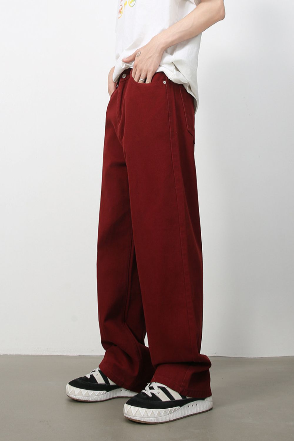 Men's Mid Rise Baggy Jeans