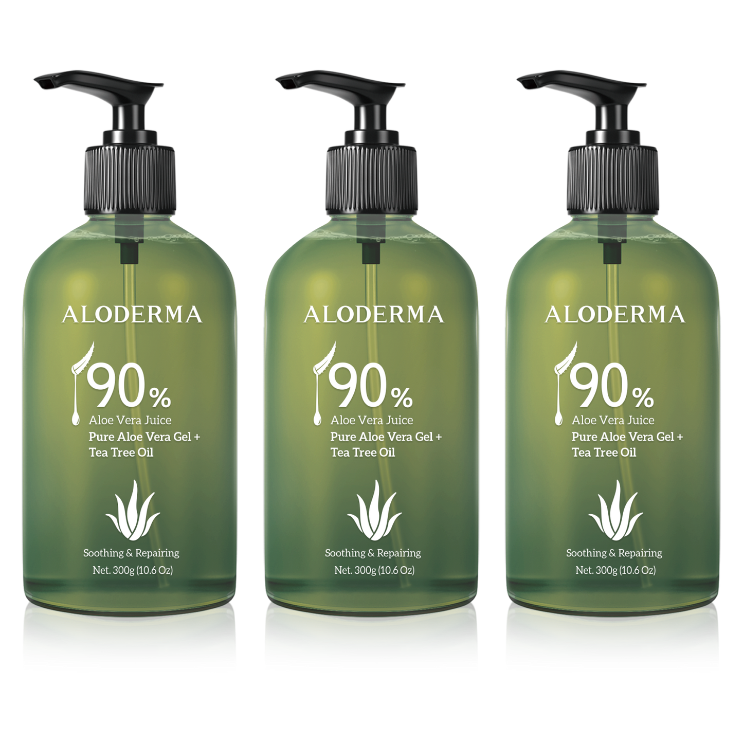 ALODERMA Pure Aloe Vera Gel + Tea Tree Oil by AloeCure