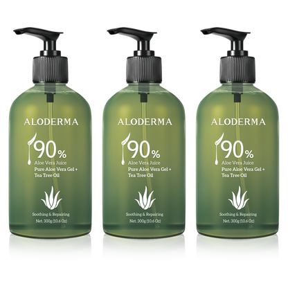 ALODERMA Pure Aloe Vera Gel + Tea Tree Oil by AloeCure