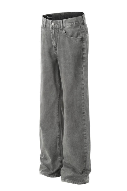 Men's Straight Leg Jeans with Pockets