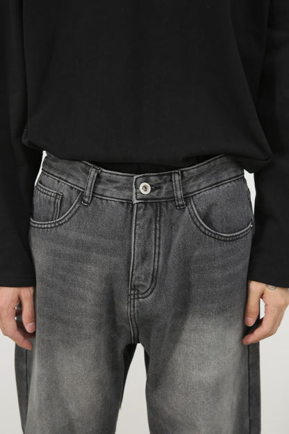 Men's Loose Fit Jeans with Pockets