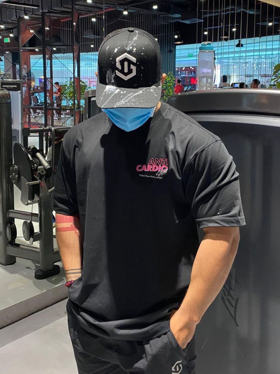 Men's Plus Size Letter Graphic Round Neck T-Shirt