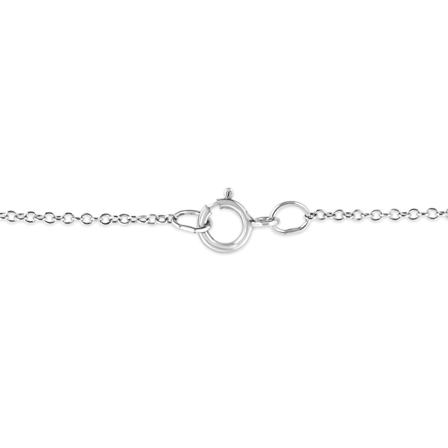 .925 Sterling Silver Prong-Set Diamond Accent Starfish 18" Pendant Necklace (I-J Color, I1-I2 Clarity) by Haus of Brilliance