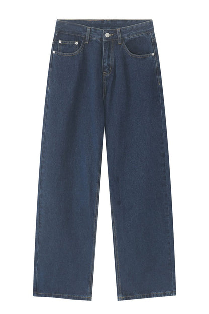 Men's Mid Rise Straight Leg Jeans