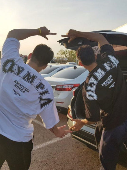 Men's Plus Size Letter Graphic Round Neck T-Shirt