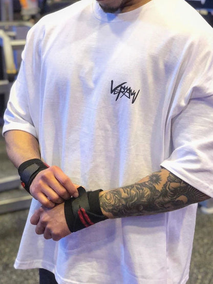 Men's Plus Size Round Neck Half Sleeve T-Shirt