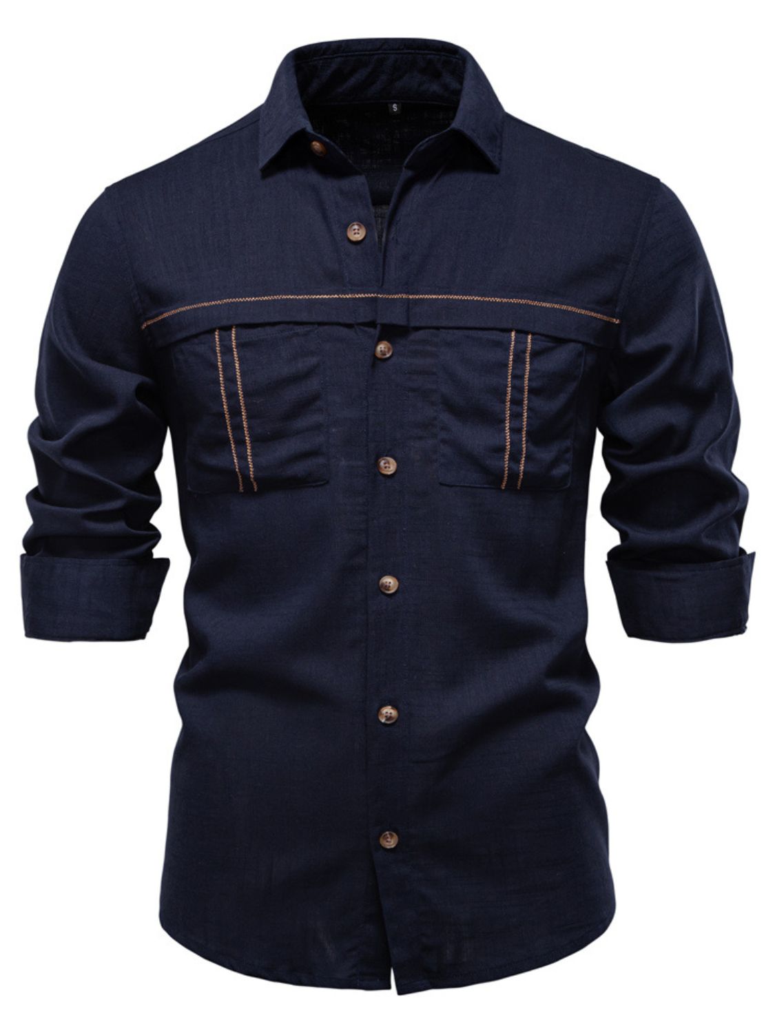 Men's Button Down Collared Neck Shirt